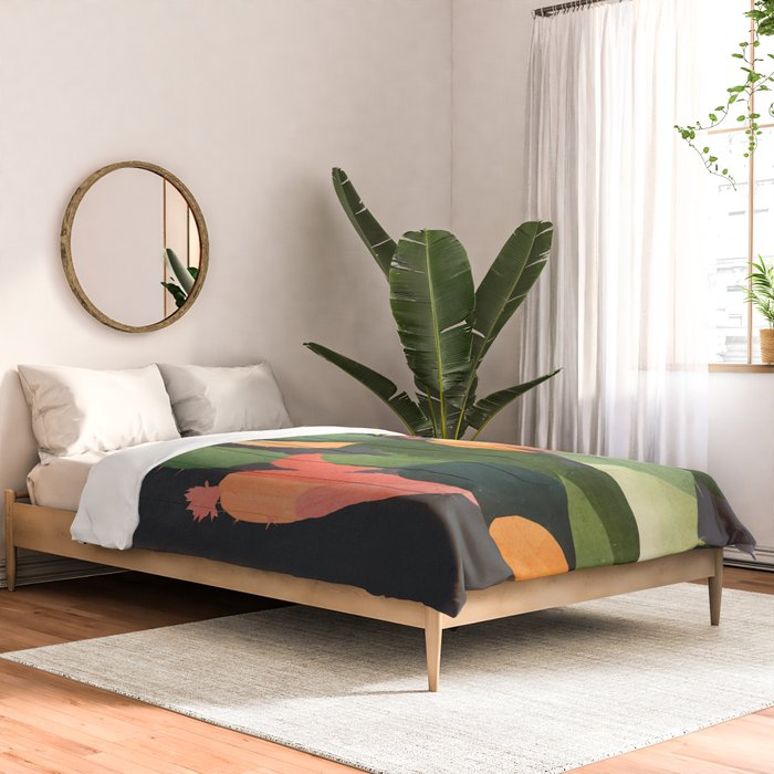 Cactus and Birds 4 Comforter Gallery Image 2