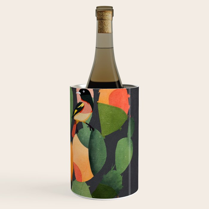 Cactus and Birds 4 Wine Chiller Gallery Image 3