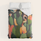 Cactus and Birds 4 Comforter Gallery Image 6