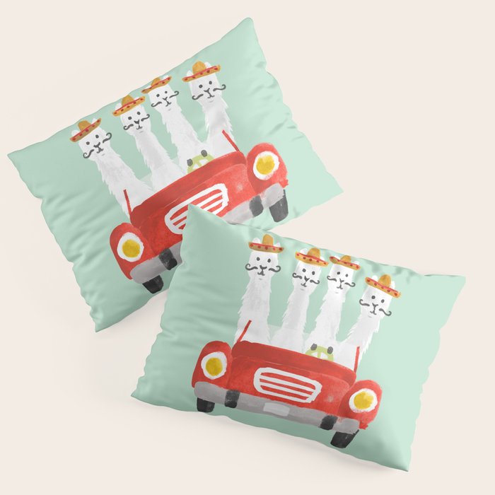 The four amigos Pillow Sham Gallery Image 3