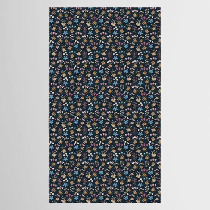 Romantic Botanica - Tapestry Bouquet in Navy Tablecloth Gallery Image 2