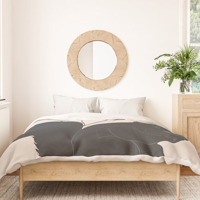 The Abstract Black Squirrel Duvet Cover Gallery Image 3