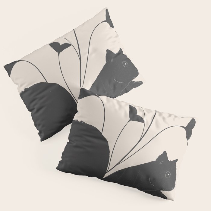 The Abstract Black Squirrel Pillow Sham Gallery Image 3