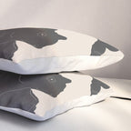 The Abstract Black Squirrel Pillow Sham Gallery Image 3