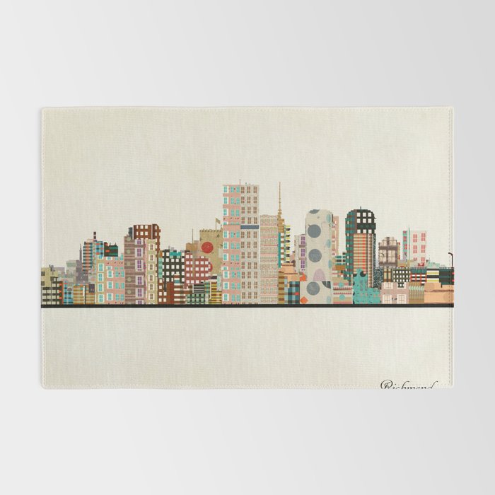 richmond virginia skyline Rug Gallery Image 2