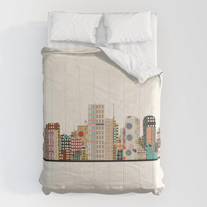 richmond virginia skyline Comforter Gallery Image 6