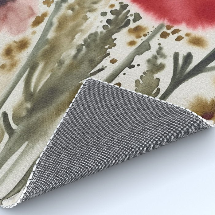 Poppy and Blush Blooms Rug Gallery Image 4