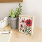 Poppy and Blush Blooms Mini Art Print Gallery Image 2