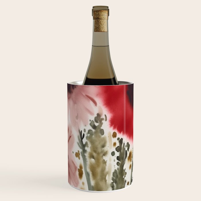 Poppy and Blush Blooms Wine Chiller Gallery Image 1