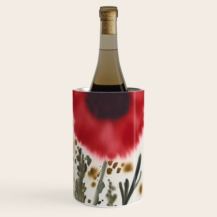 Poppy and Blush Blooms Wine Chiller Gallery Image 3
