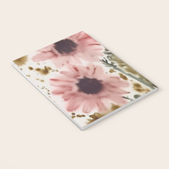 Poppy and Blush Blooms Notebook Gallery Image 3