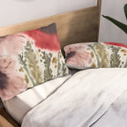 Poppy and Blush Blooms Pillow Sham Gallery Image 2