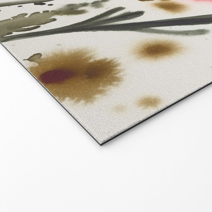 Poppy and Blush Blooms Welcome Mat Gallery Image 2
