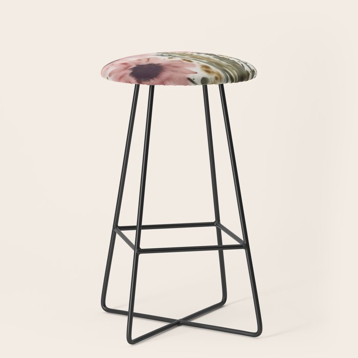 Poppy and Blush Blooms Stool Gallery Image 1