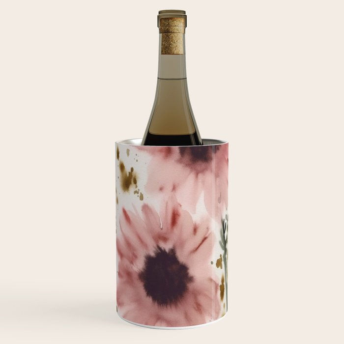 Poppy and Blush Blooms Wine Chiller Gallery Image 2