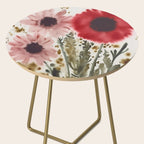 Poppy and Blush Blooms Side Table Gallery Image 2