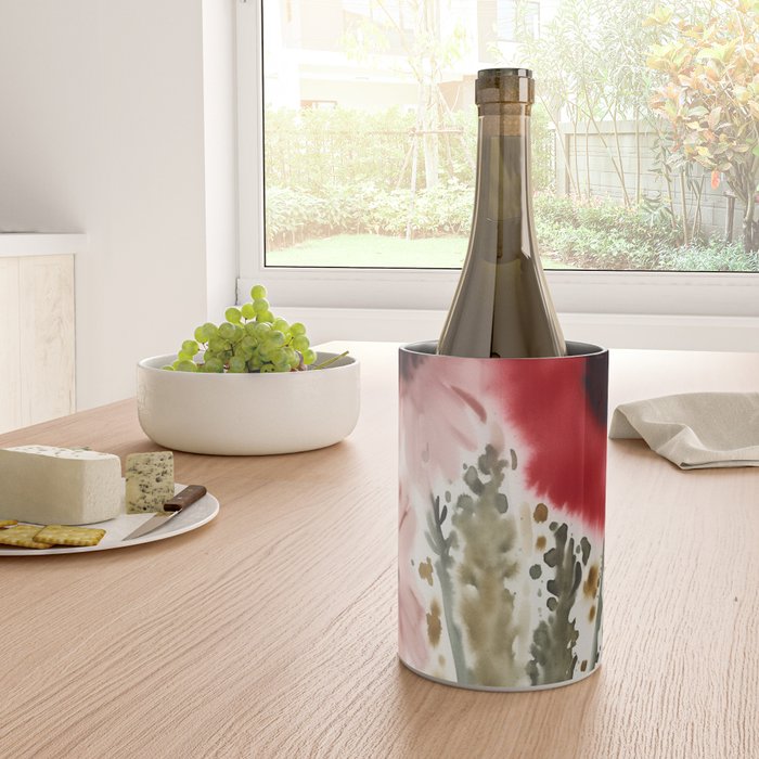 Poppy and Blush Blooms Wine Chiller Gallery Image 4