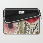 Poppy and Blush Blooms Laptop Sleeve Gallery Image 2