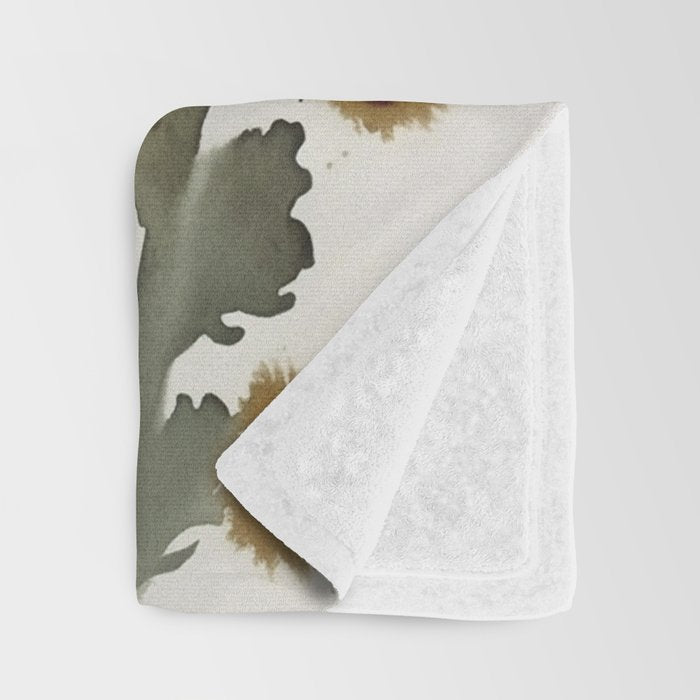 Poppy and Blush Blooms Throw Blanket Gallery Image 3