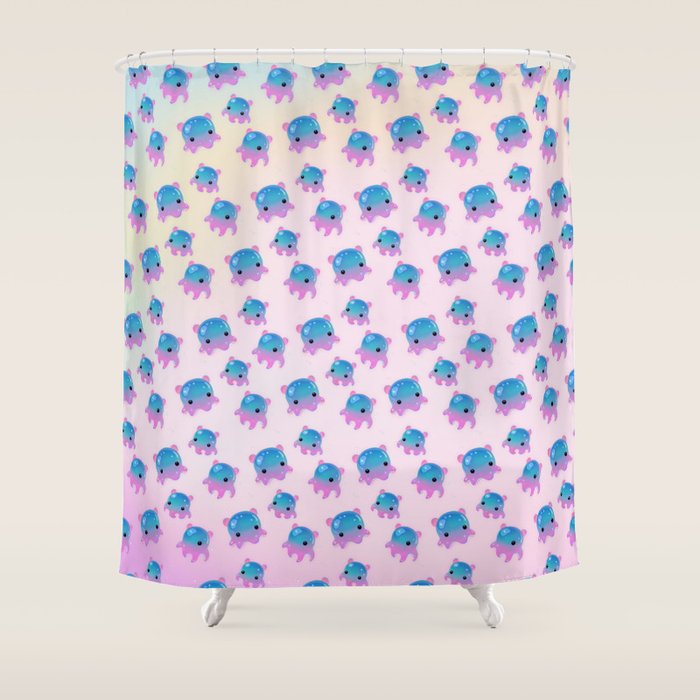 Grimpoteuthis (Dumbo Octopus) Shower Curtain Gallery Image 1