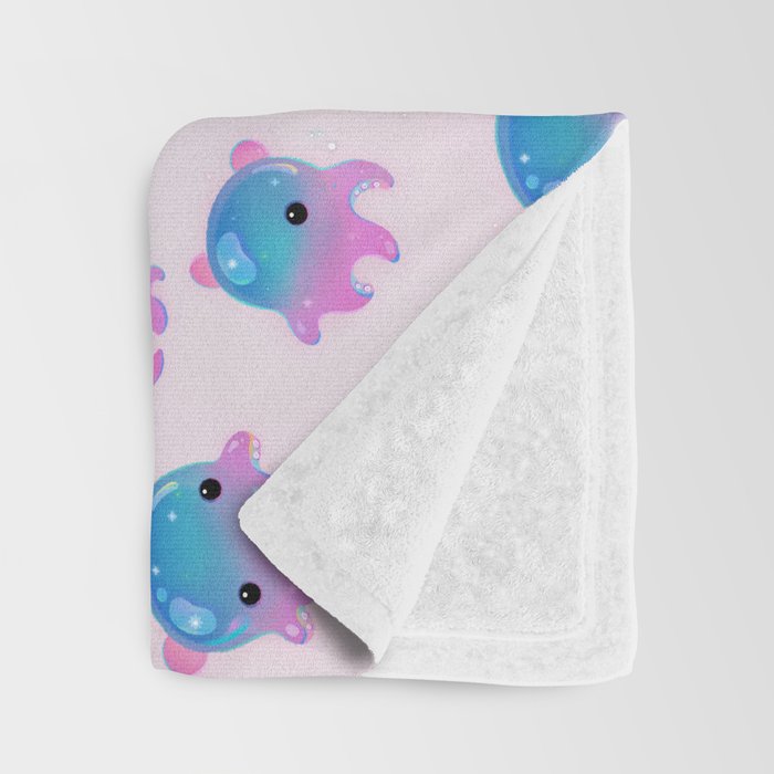 Grimpoteuthis (Dumbo Octopus) Throw Blanket Gallery Image 3