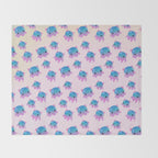 Grimpoteuthis (Dumbo Octopus) Throw Blanket Gallery Image 2