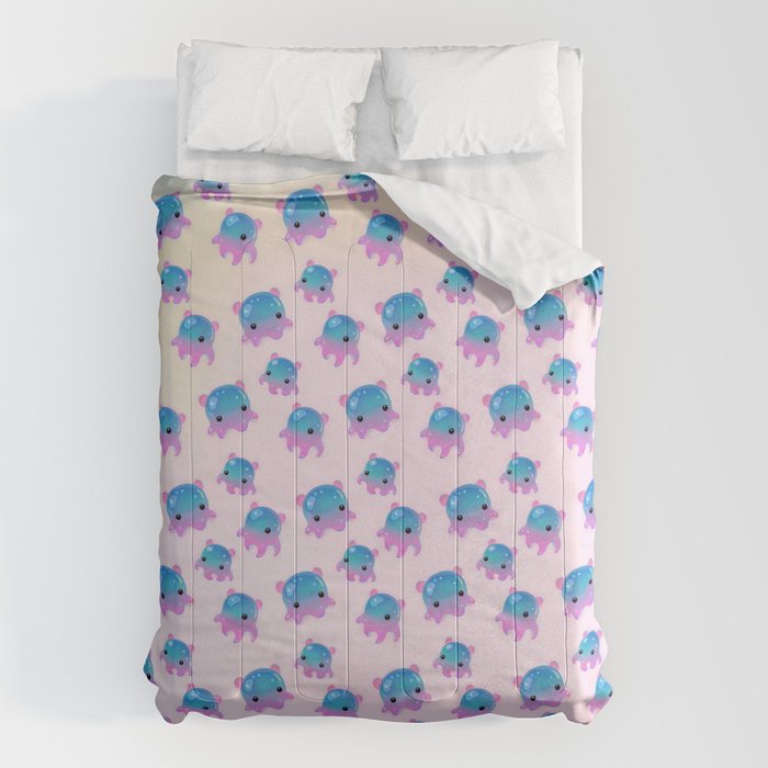 Grimpoteuthis (Dumbo Octopus) Comforter Gallery Image 6
