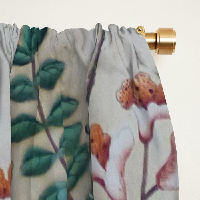 Antique Chinoiserie with Bird Window Curtain Gallery Image 2