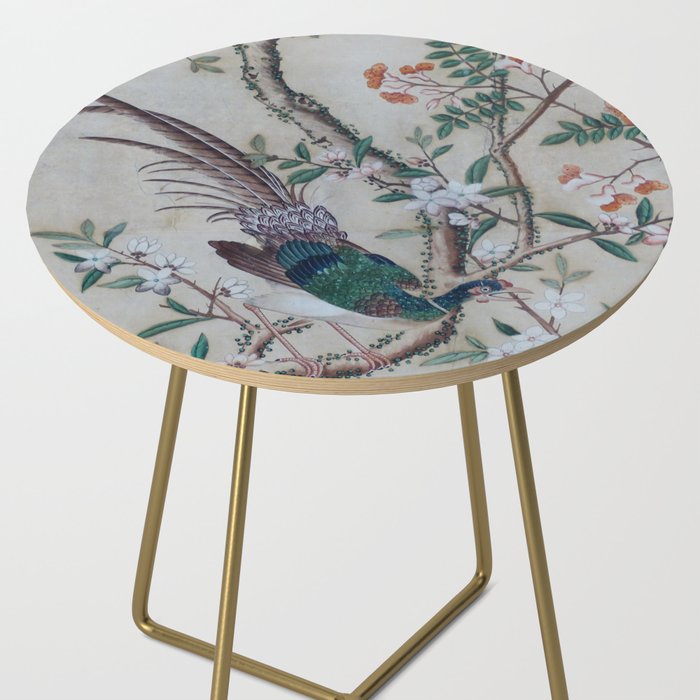 Antique Chinoiserie with Bird Side Table Gallery Image 2