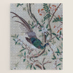 Antique Chinoiserie with Bird Jigsaw Puzzle Gallery Image 1