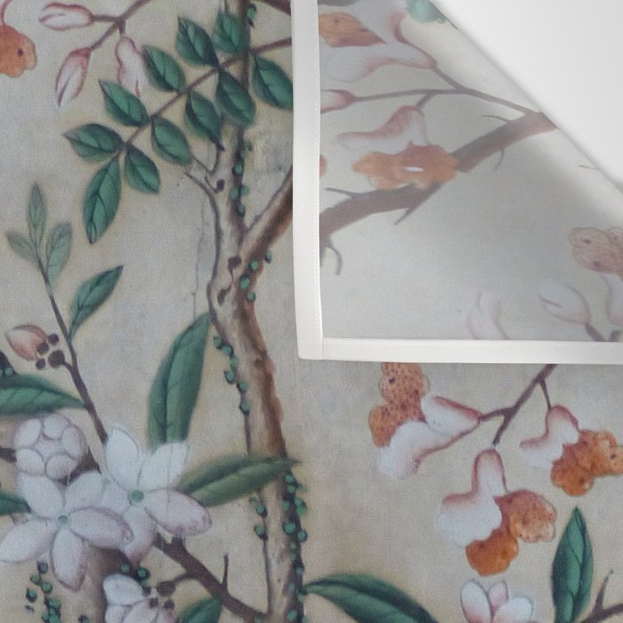 Antique Chinoiserie with Bird Wall Tapestry Gallery Image 3