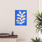 Chathams Blue: Wild Leaf | Matisse Foliage Paper Cutouts 02 Poster Gallery Image 2