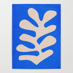 Chathams Blue: Wild Leaf | Matisse Foliage Paper Cutouts 02 Poster Gallery Image 4