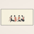 Woman Forms Desk Mat Gallery Image 3