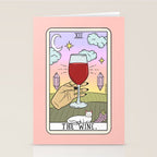 WINE READING (LIGHT) Stationery Card Gallery Image 2