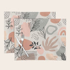 Abstract organic nature shape art pattern Placemat Gallery Image 1