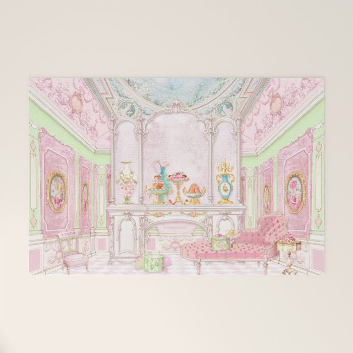 Paris Pink Patisserie Welcome Mat Gallery Image 1