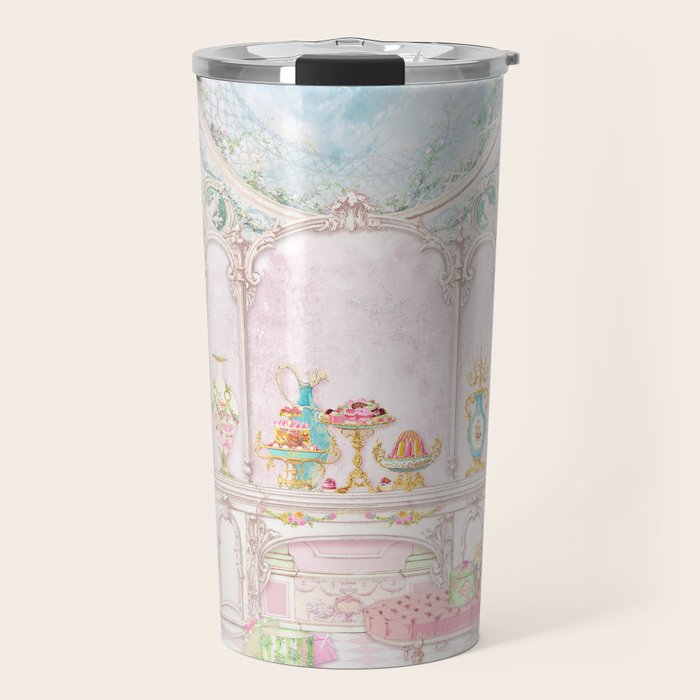 Paris Pink Patisserie Travel Mug Gallery Image 1