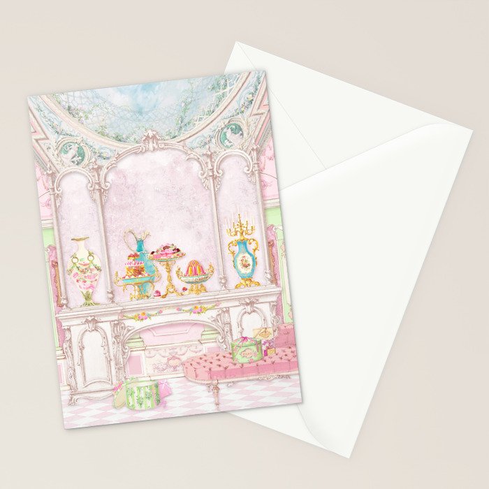 Paris Pink Patisserie Stationery Card Gallery Image 2