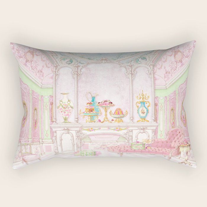 Paris Pink Patisserie Rectangular Pillow Gallery Image 2
