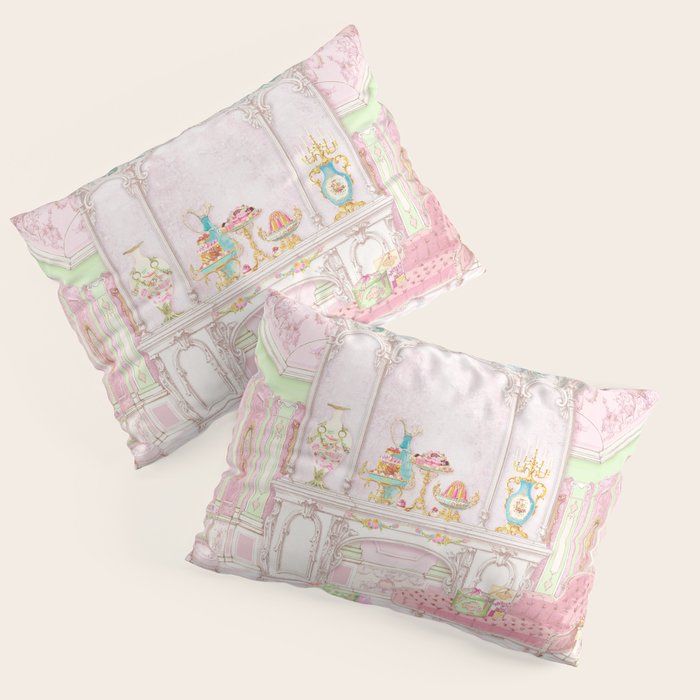 Paris Pink Patisserie Pillow Sham Gallery Image 1