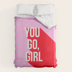 Girl Power - You go girl! Duvet Cover Gallery Image 6