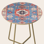 Blue Starblaze Handmade Kazak Rug Side Table Gallery Image 2