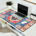 Blue Starblaze Handmade Kazak Rug Desk Mat Gallery Image 2