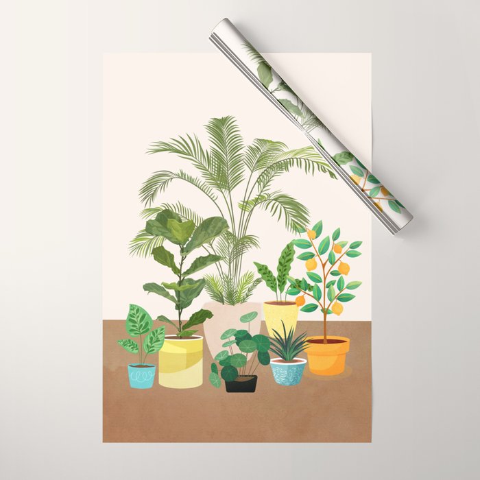 Decoration Pots III Wrapping Paper Gallery Image 1