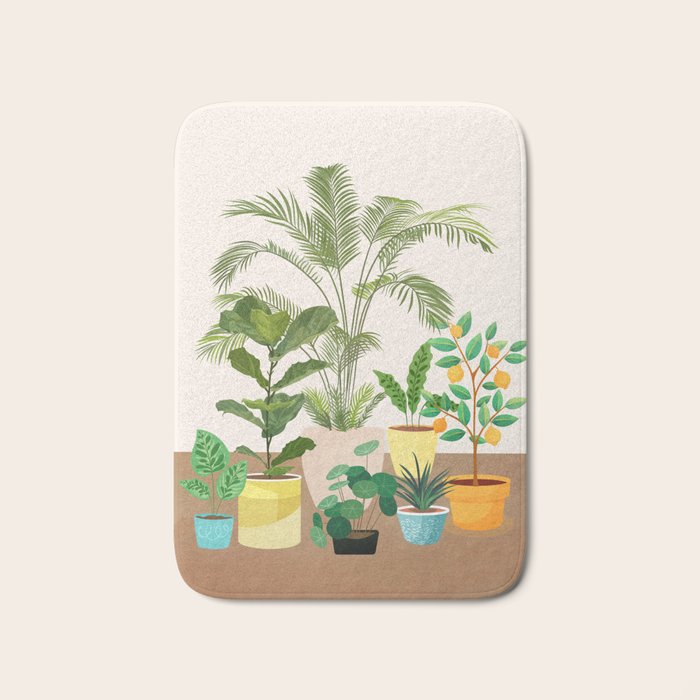 Decoration Pots III Bath Mat Gallery Image 1