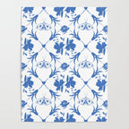 Floral Pleasure blue B Poster Gallery Image 4