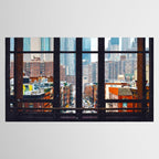 New York City Window Tablecloth Gallery Image 2