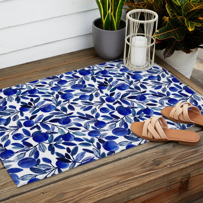 Coastal Blooms Outdoor Rug Gallery Image 2