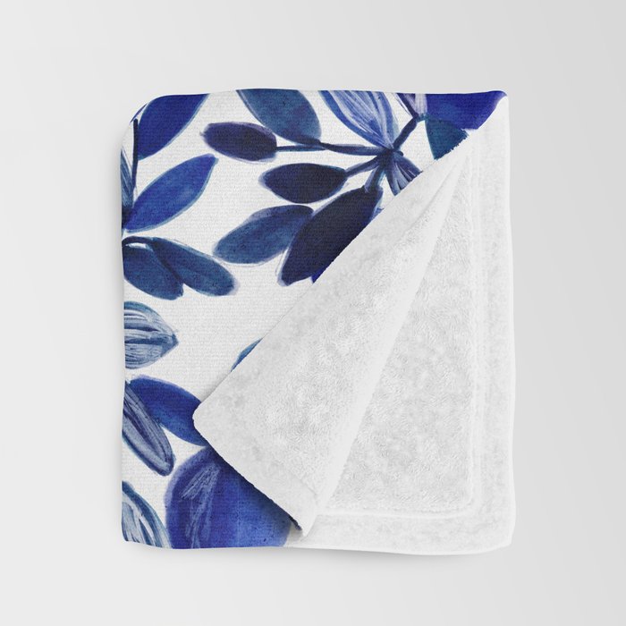 Coastal Blooms Throw Blanket Gallery Image 3